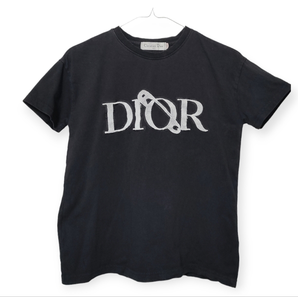 Dior Tops Christian Dior Safety Pin Logo Poshmark